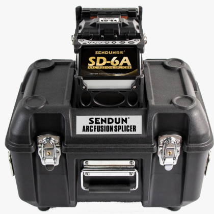 Sendun SD-6A 6 Motors Welding Splicing Machine with OPM VFL Equipment Fiber Optic Fusion Splicer